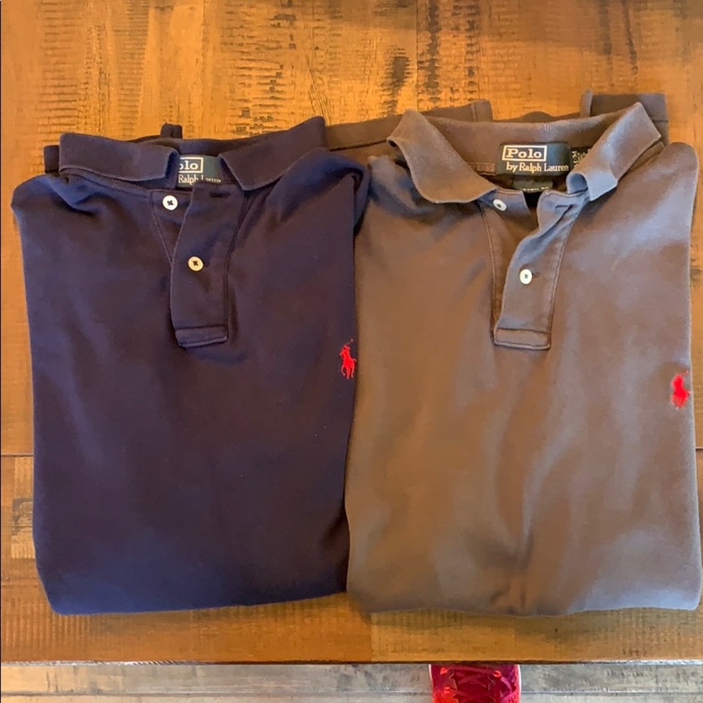 Polo short sleeve shirts bundle of 2 size medium